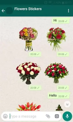 Flower WAStickerApps android App screenshot 2